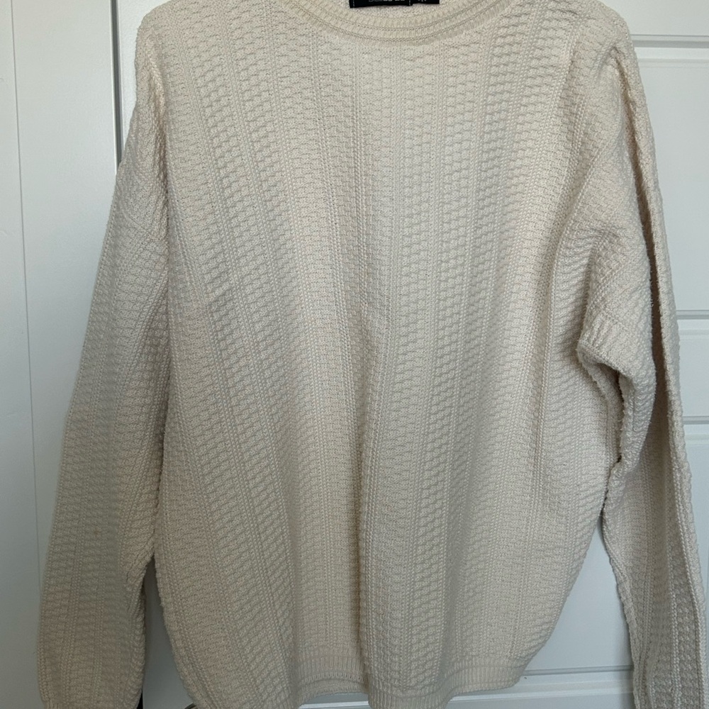 Cozy Cream Knit Sweater